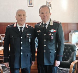 Saluto ufficiale per il Maresciallo Di Manno