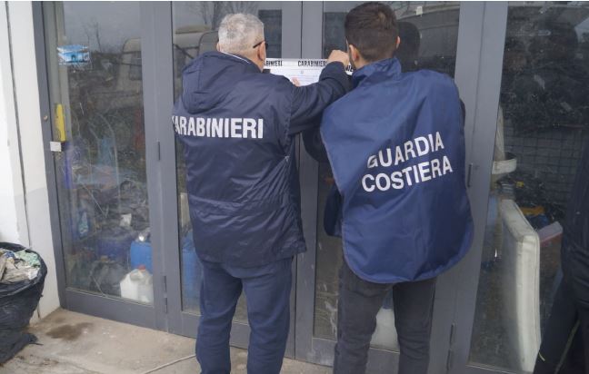 Sequestro di un rimessaggio nautico abusivo su terreno agricolo