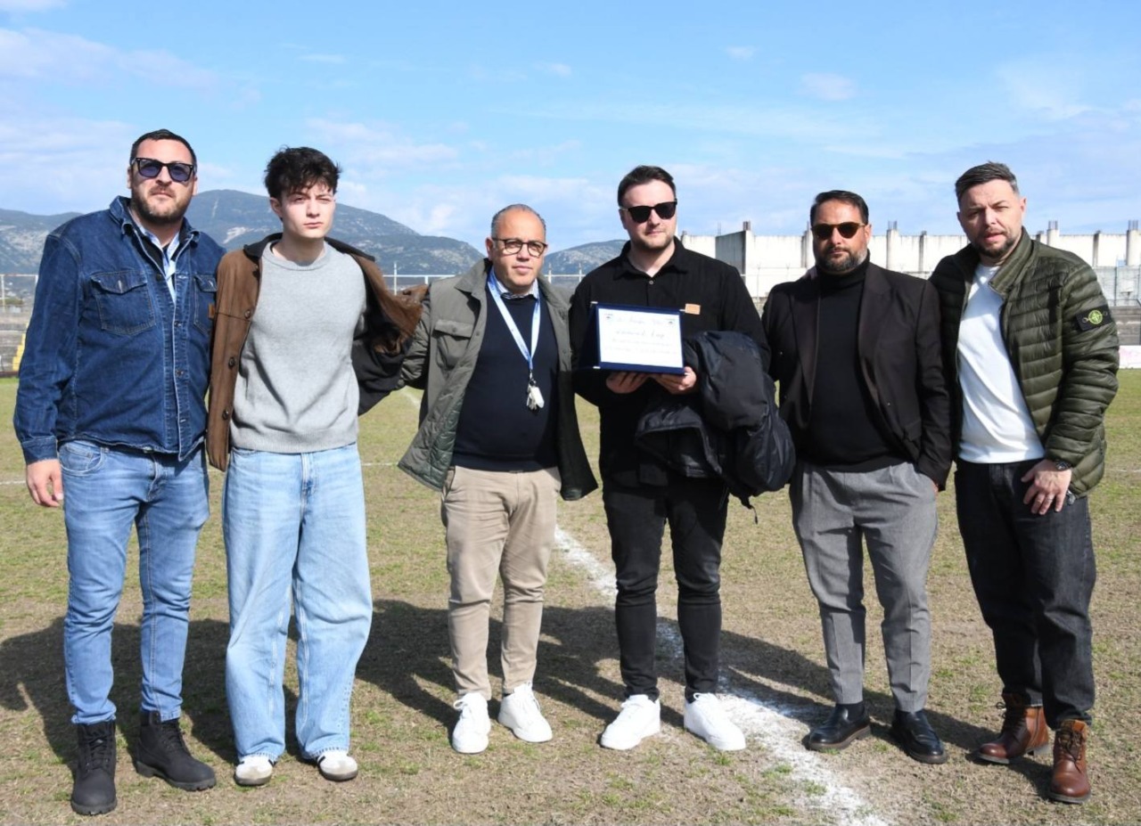 Tributo del Terracina a Luigi Midiri: Riconoscimento ai figli Stefano e Gianluigi