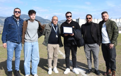 Tributo del Terracina a Luigi Midiri: Riconoscimento ai figli Stefano e Gianluigi