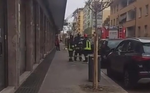 Allerta tra i residenti per un incendio in Corso Matteotti