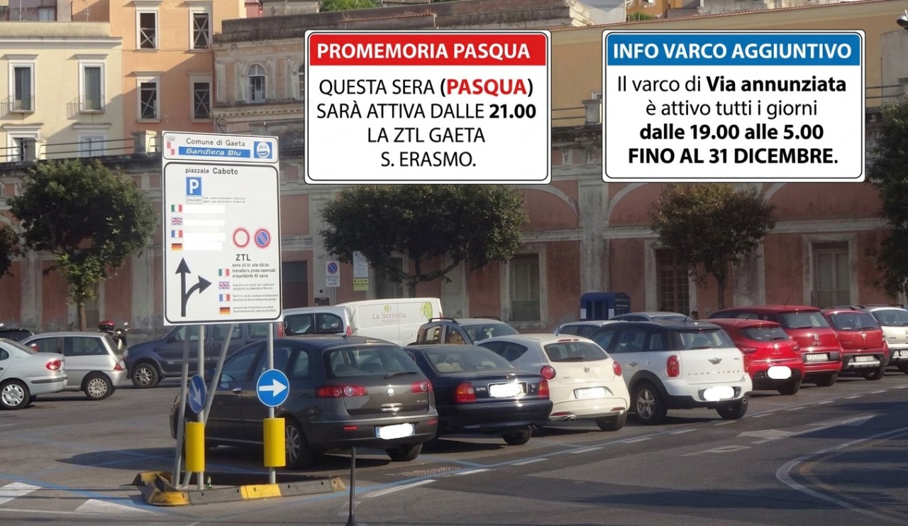 Attivazione della ZTL nel centro storico di Sant’Erasmo