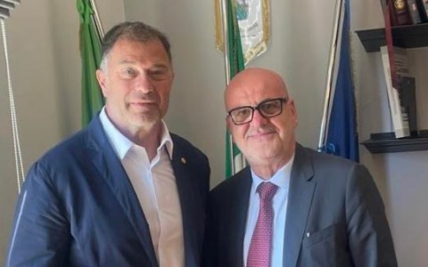 Il Presidente Carnevale incontra Antonio Rossi per i Mondiali di SUP
