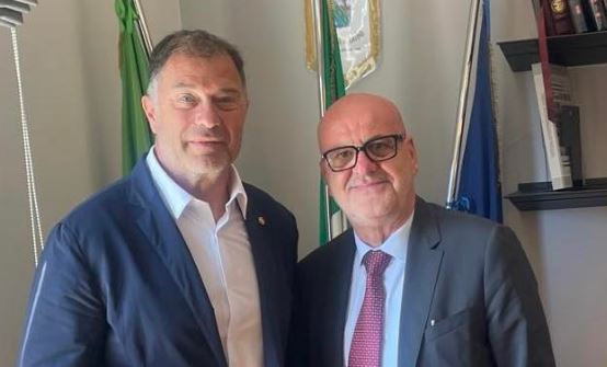 Il Presidente Carnevale incontra Antonio Rossi per i Mondiali di SUP