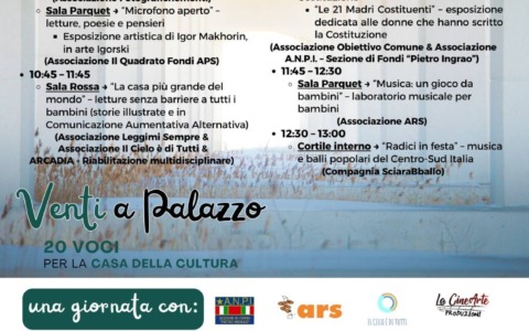 Palazzo Caetani accoglie eventi culturali per la comunità