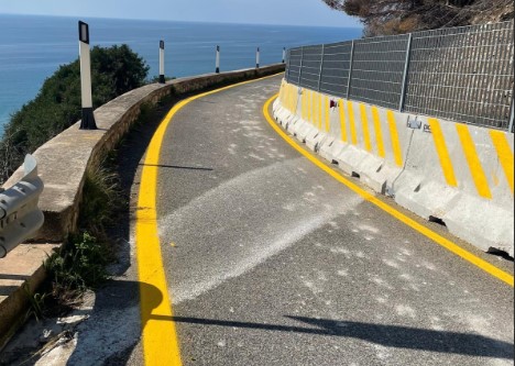 Riaperto il tratto della S.P. 105 Itri–Sperlonga a senso alternato