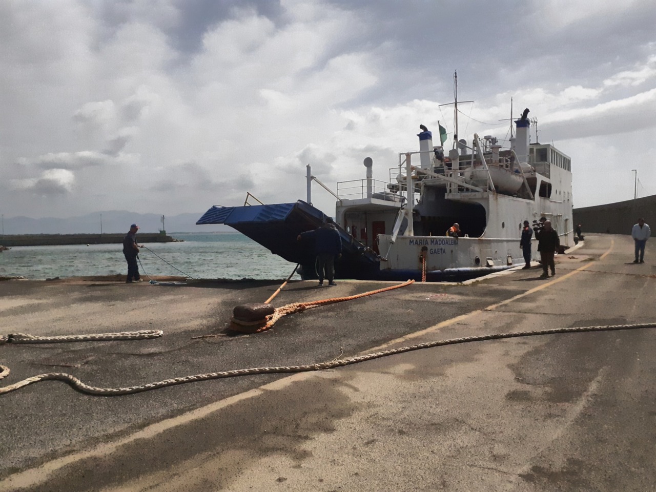 Ripristinata la sicurezza al Porto di Terracina con il traghetto Maria Maddalena