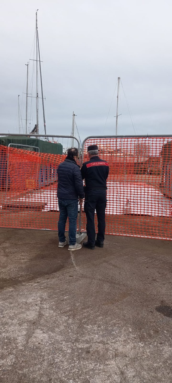 Sequestrata l’area dei pescherecci nel cantiere di Terracina